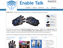 Tablet Screenshot of enabletalk.com